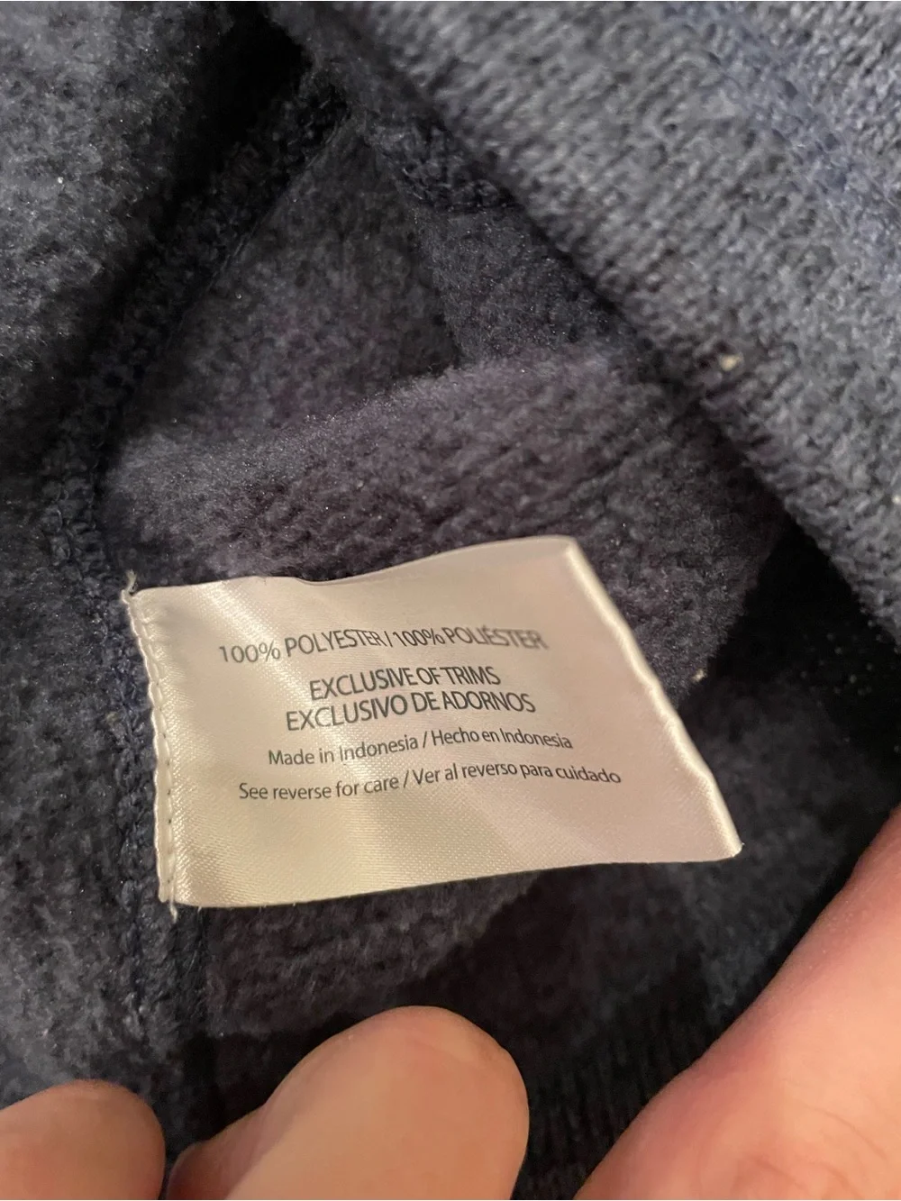 Eddie Bauer Men's Heathered Blue Quarter-Zip Pullover